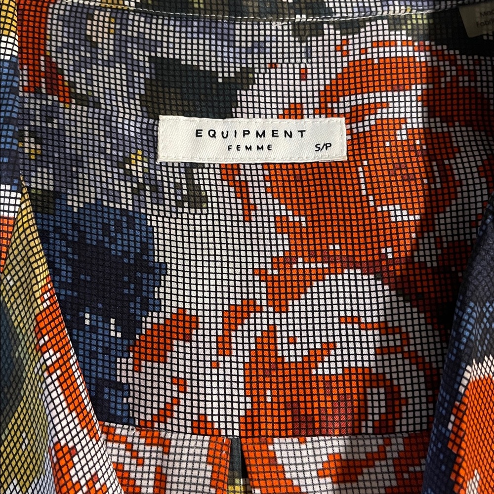 Equipment Multicolor Patterned Top - image 4